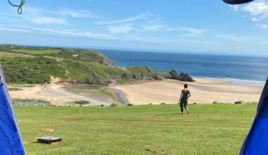 Three Cliffs Bay, the Gower.