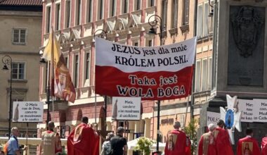 Jesus parade in Warsaw