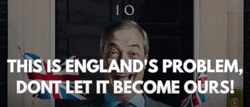 Nasty 'Nige didn't enjoy his trip to Scotland.