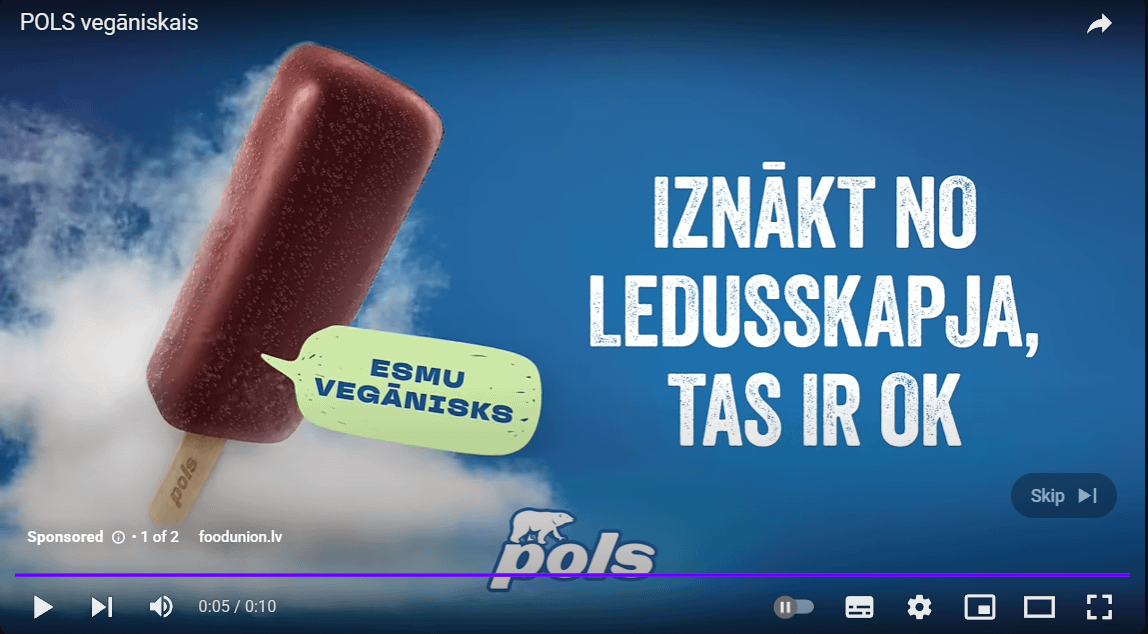 "Pols" saldējumu reklāma