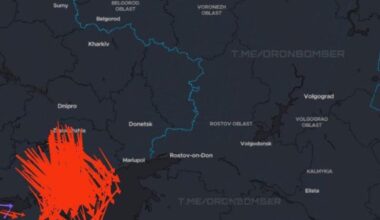 A large blob approaching Crima and possibly Krasnodar, Rostov, and Novorossisyk.