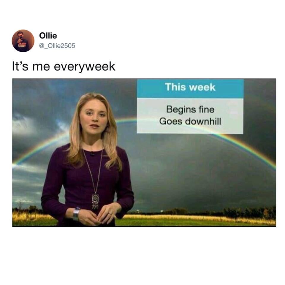Even if it's sunny