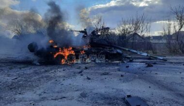 Powerful blow to Russia as Ukraine smashes locomotive loaded with tanks and vehicles