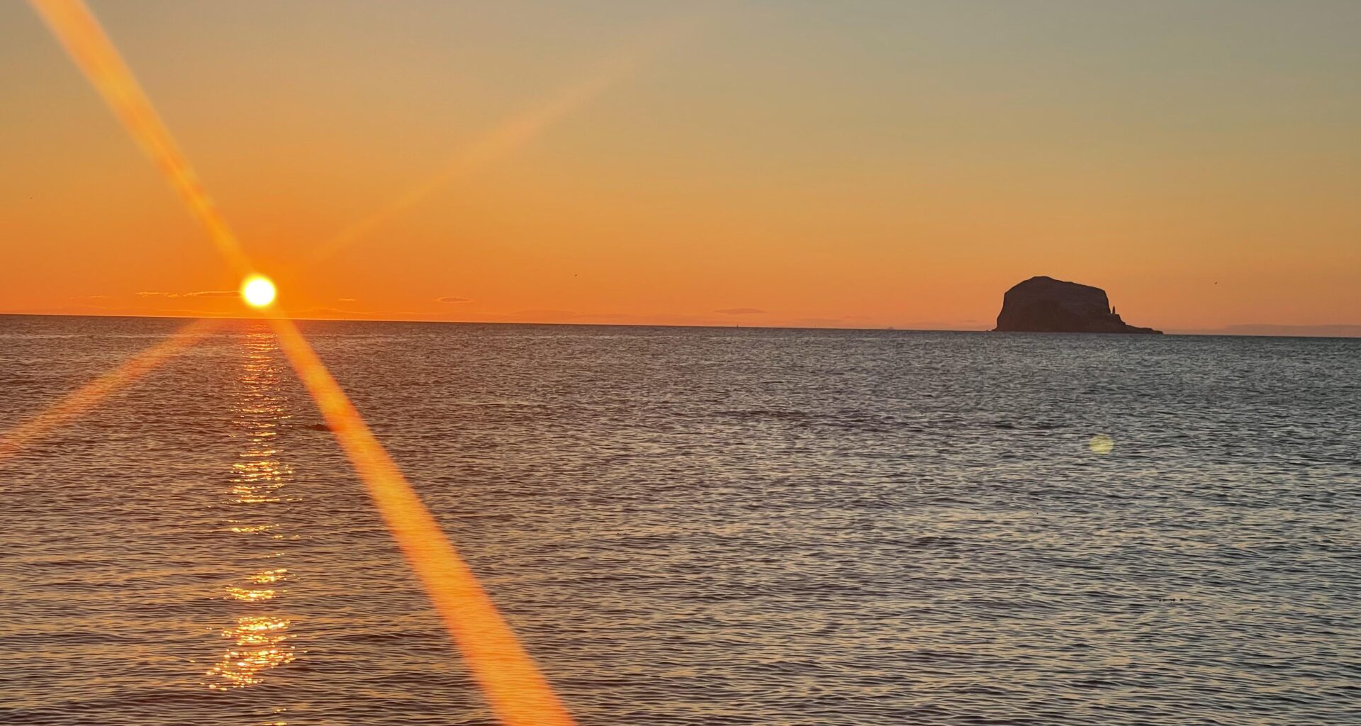 North Berwick beach sunrise 🌅