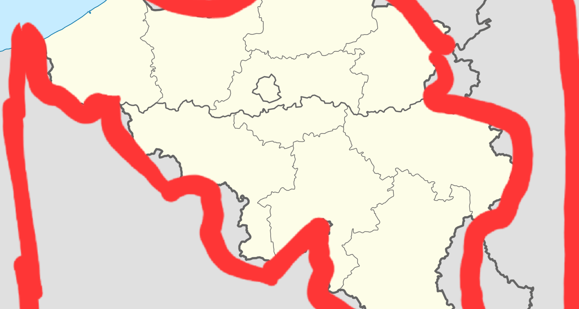 Why does Belgium not own this land?