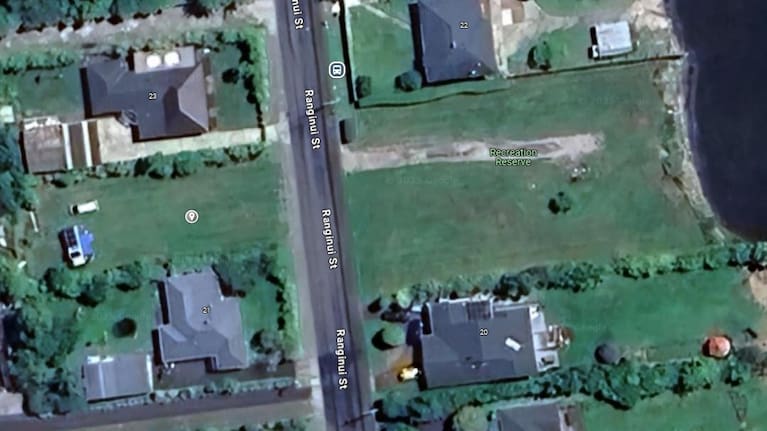 The section of council land to be returned is between 21 and 23 Ranginui St, across the road from a lakeside reserve.