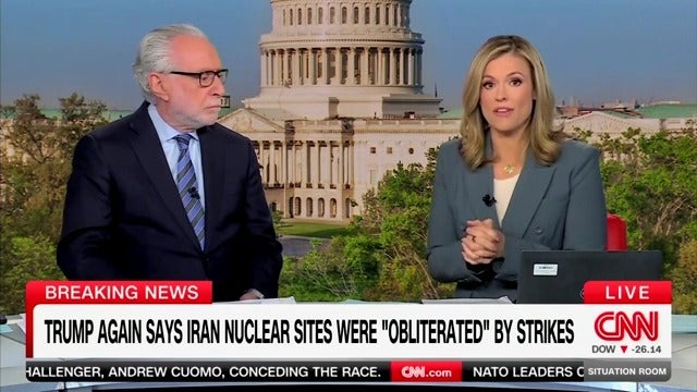CNN anchors Pamela Brown and Wolf Blitzer take issue with Trump and Hegseth’s attacks on their coverage of the Iran raid’s fallout