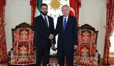 Türkiye's President Erdogan, Syrian counterpart Sharaa discuss Israel-Iran conflict