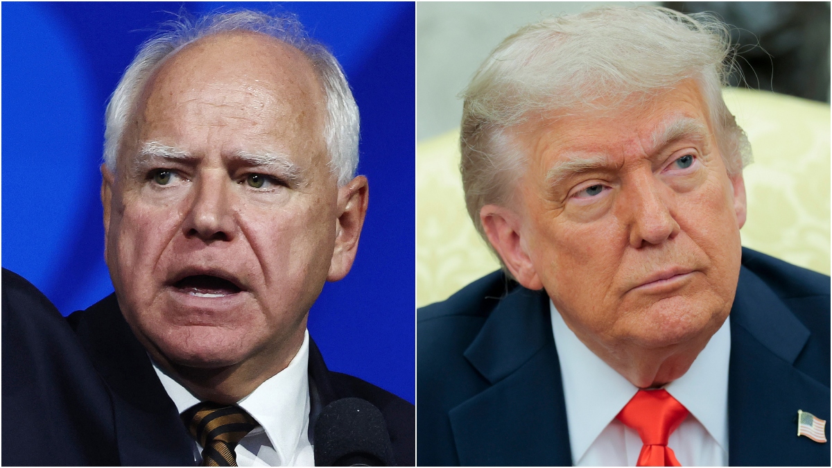 Tim Walz Compares Trump's Military Parade To North Korea: WATCH