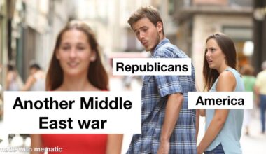 I’m almost 40 and I’ve never witnessed a Republican not start a war in the Middle East