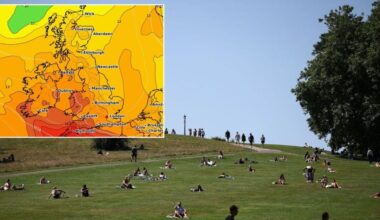 Britain set to bake as heat blast sweeps across nation from tropical Azores