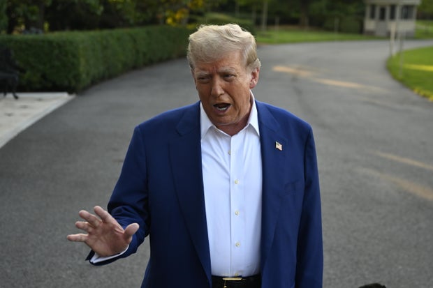 US President Donald Trump departs White House for NATO Summit 