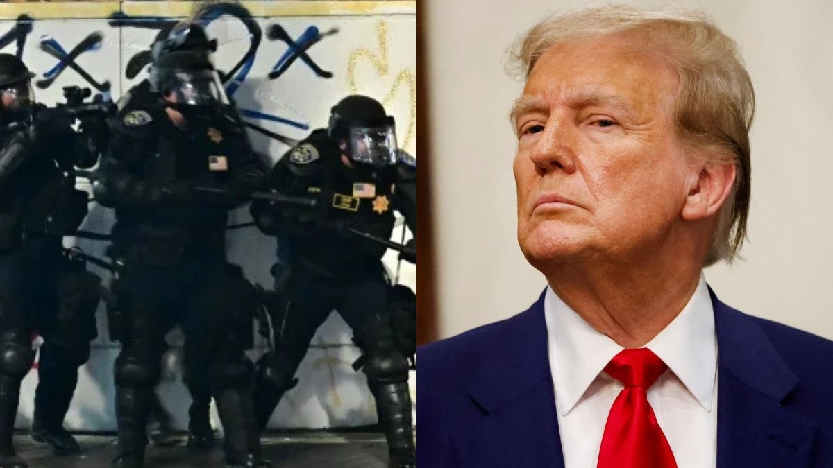 The deployment came as a response to violent protests in LA.
