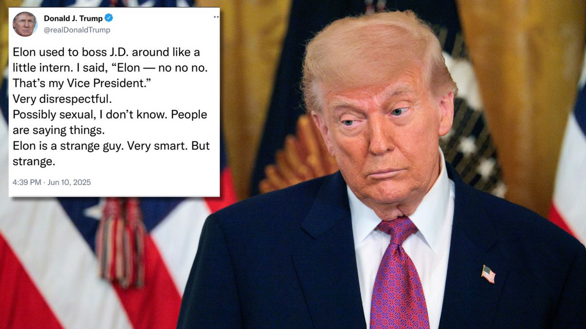 Beware of fake Trump post calling Musk's treatment of JD Vance 'possibly sexual'
