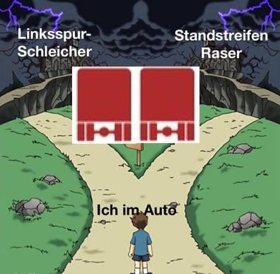 Jedes Mal auf der Autobahn