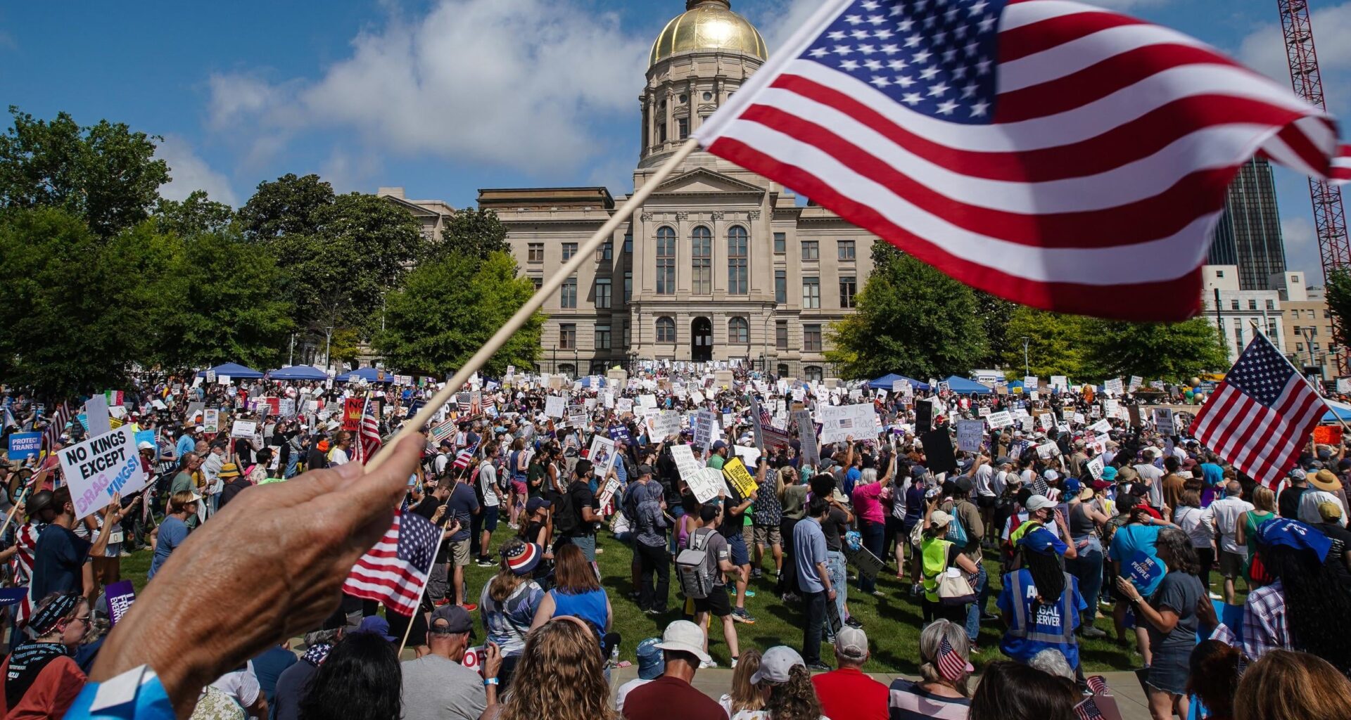 "Free America": Anti-Trump protests taking place nationwide on 4th of July