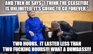 Everyone is laughing at you Donald!