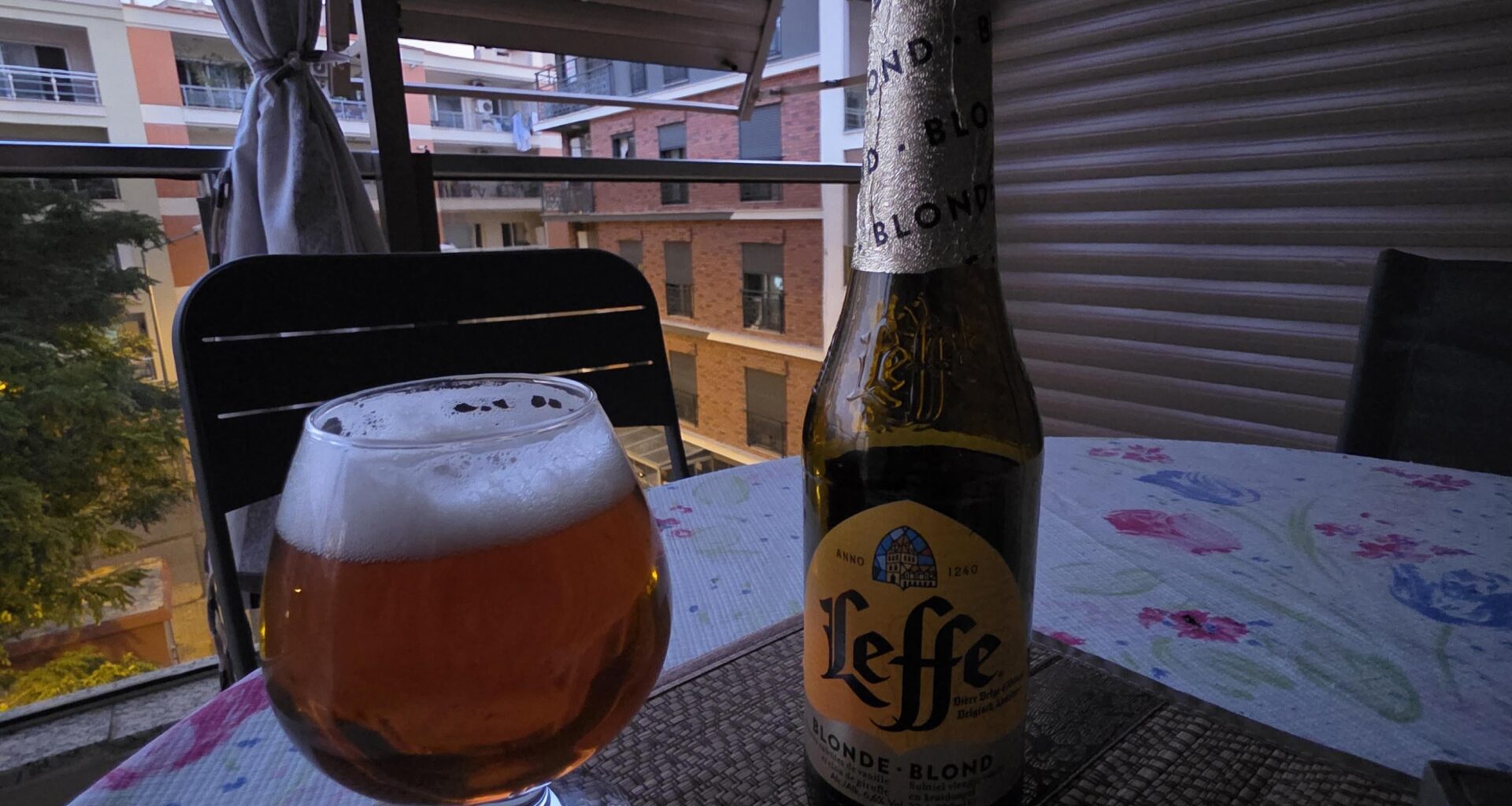 A nice Belgian beer I'm having in Turkey. Is my glass too bad for this one? This was the best I have