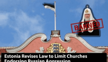 Estonia’s parliament passed revised amendments to curb churches backing Russia’s aggression, addressing economic ties to foreign entities threatening national security. The law grants six months for compliance, targeting the Moscow-linked Orthodox Church