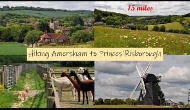 A 15 mile hike in the Chiltern Hills (just outside of London)- Amersham to Princes Risborough - England Hikes [Photographs video]