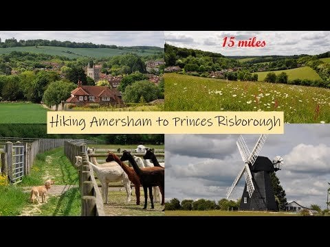 A 15 mile hike in the Chiltern Hills (just outside of London)- Amersham to Princes Risborough - England Hikes [Photographs video]