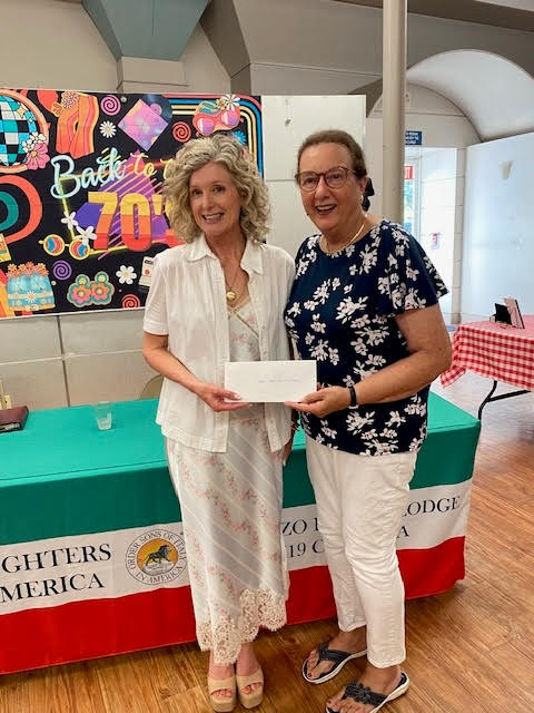 Sons and Daughters of Italy donation