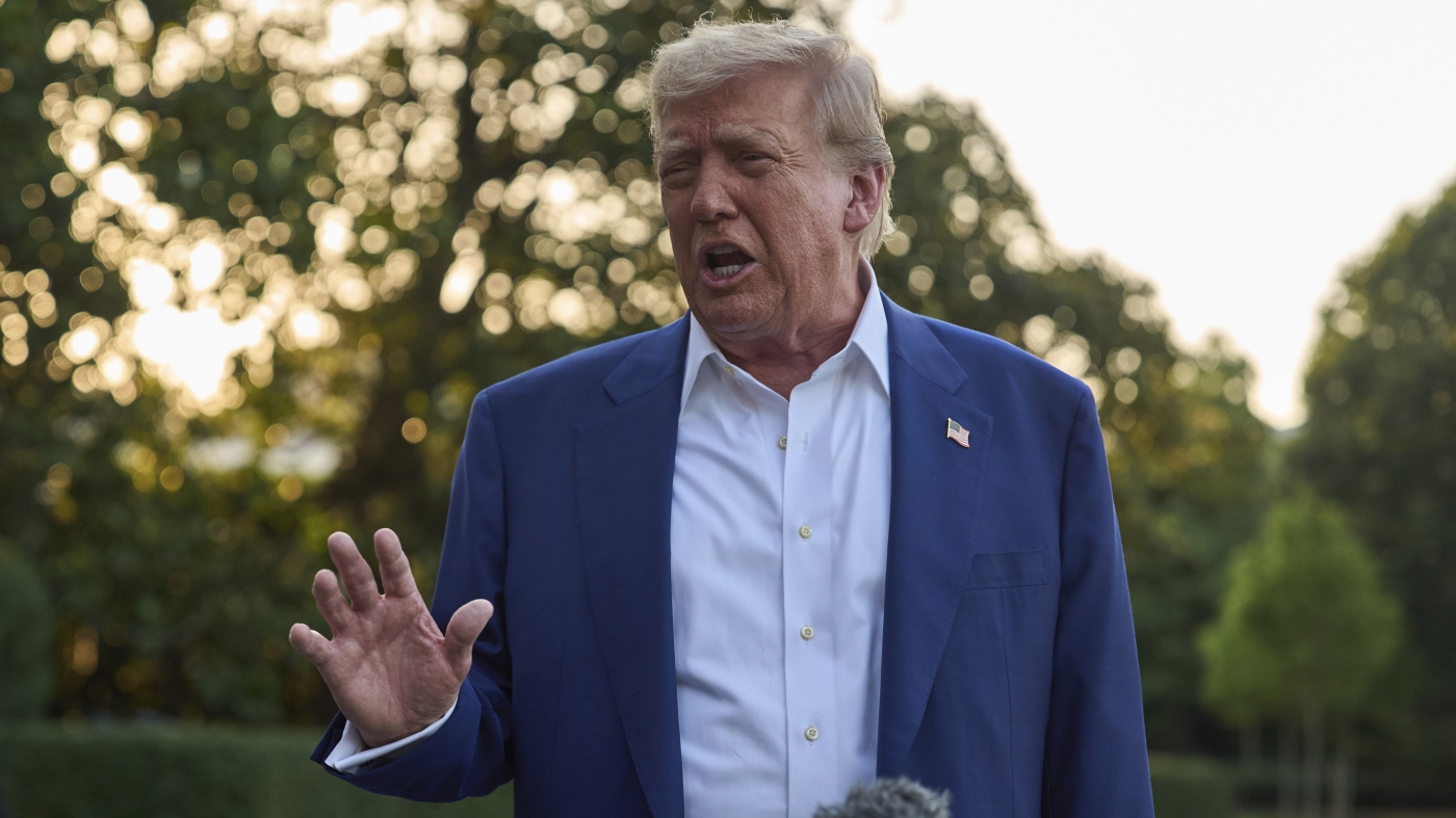 Trump denounces Israel and Iran, saying both broke a ceasefire : NPR