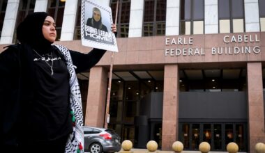 Judge recommends releasing Palestinian protester from TX immigration detention while case is pending