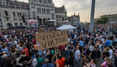 Hungarians declare resistance to Orbán with a large protest : NPR