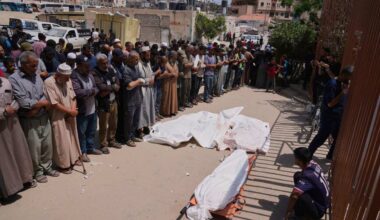 Israeli forces open fire a kilometer away from Gaza aid site, killing 3, health officials say