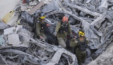 The Latest: Death toll grows as Israel and Iran trade attacks for third day