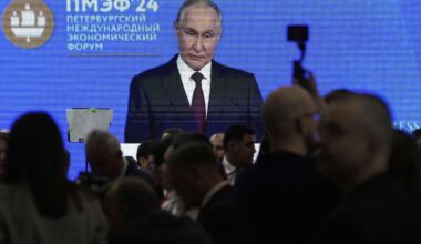 Russia's economy minister says the country is on the brink of recession