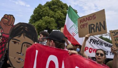 Hundreds protest in The Hague against NATO, days before the Dutch city hosts alliance summit