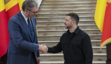 Serbia's president visits Ukraine but refuses to sign 'anti-Russian' declaration