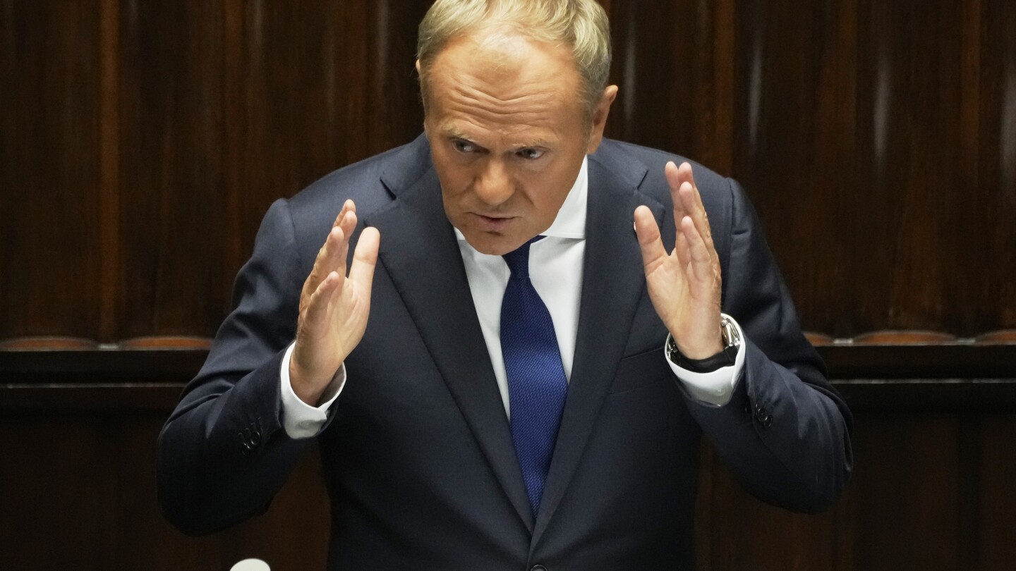Donald Tusk makes his case before a confidence vote in Poland