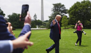 Trump's White House projects will pave Rose Garden and add lawn flagpoles