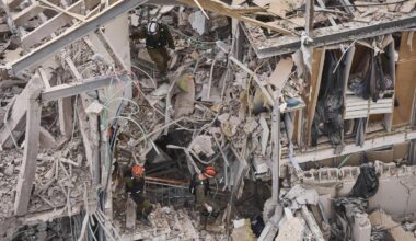 Photos show damage in Haifa and Tel Aviv in the latest Iranian missile barrage