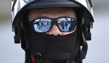 Officers who cover their faces could be charged with a misdemeanor under California proposal
