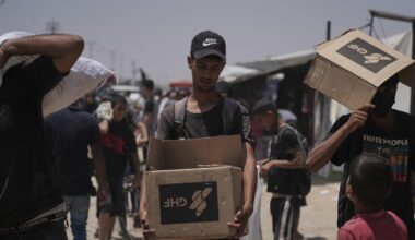 34 Palestinians killed near new food distribution centers in Gaza, officials say
