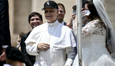 Holy homer: Pope Leo XIV joins White Sox chant in Vatican City