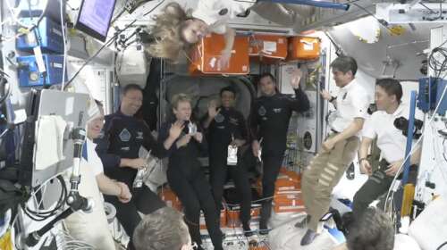 International Space Station welcomes its first astronauts from India, Poland and Hungary