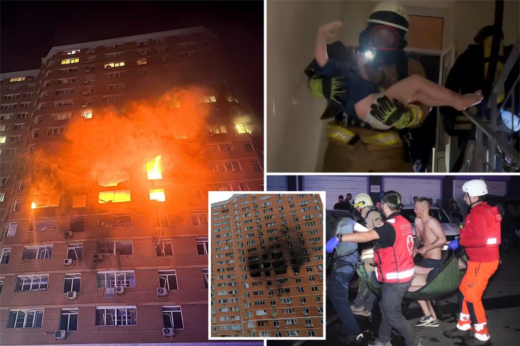 Russian strikes kill 10, injure 50 Ukrainians