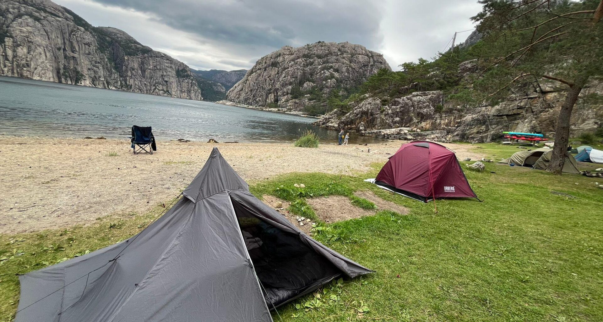 Help to find tent camping spots in Norway