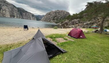 Help to find tent camping spots in Norway