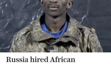 Russia hires African farmers to produce shampoo, then tricks them into going to war against Ukraine. Some of them die on the battlefield, others are captured. (Source in the comments)