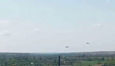 A Russian Air Force Su-25 accidentally shot down his wingman today over Donetsk, Ukraine with an unguided rocket salvo.