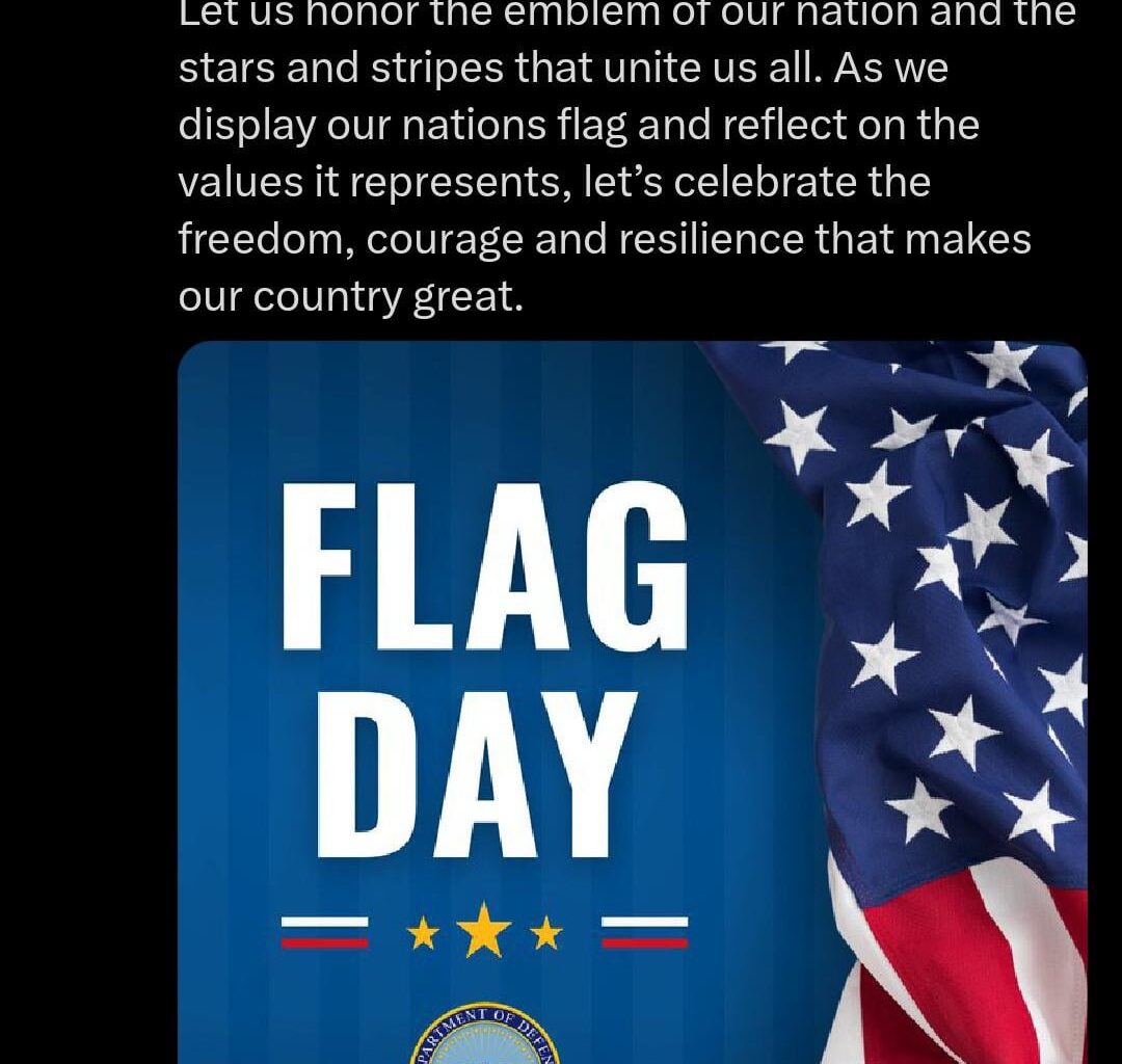 Pentagon celebrates U.S. Flag Day… with Russian flags in the picture