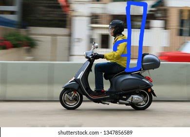 Would i be allowed to drive with a keyboard case on my back?