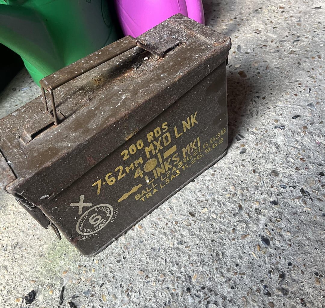 Nothing says “Just moved to an old house in the countryside”like finding live ammunition in the loft