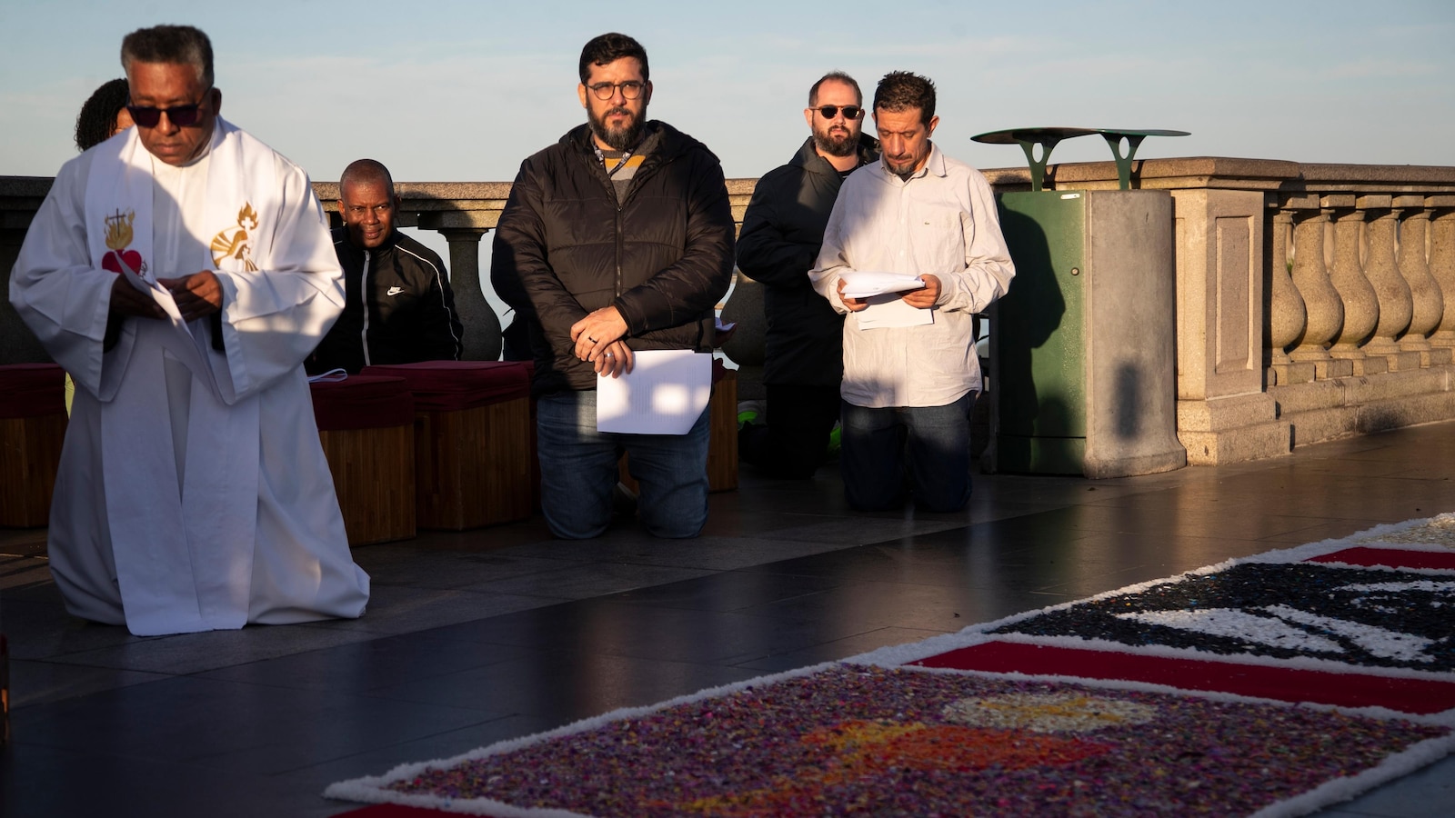 Catholics call for environmental action at Rio de Janeiro's iconic Christ the Redeemer statue